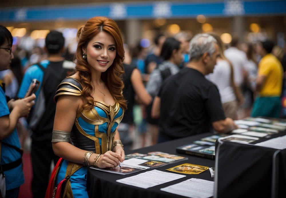 Crowds fill the convention center, browsing booths and attending panels. Cosplayers parade in elaborate costumes. Artists sketch and sell their work. Celebrities sign autographs. The atmosphere is electric