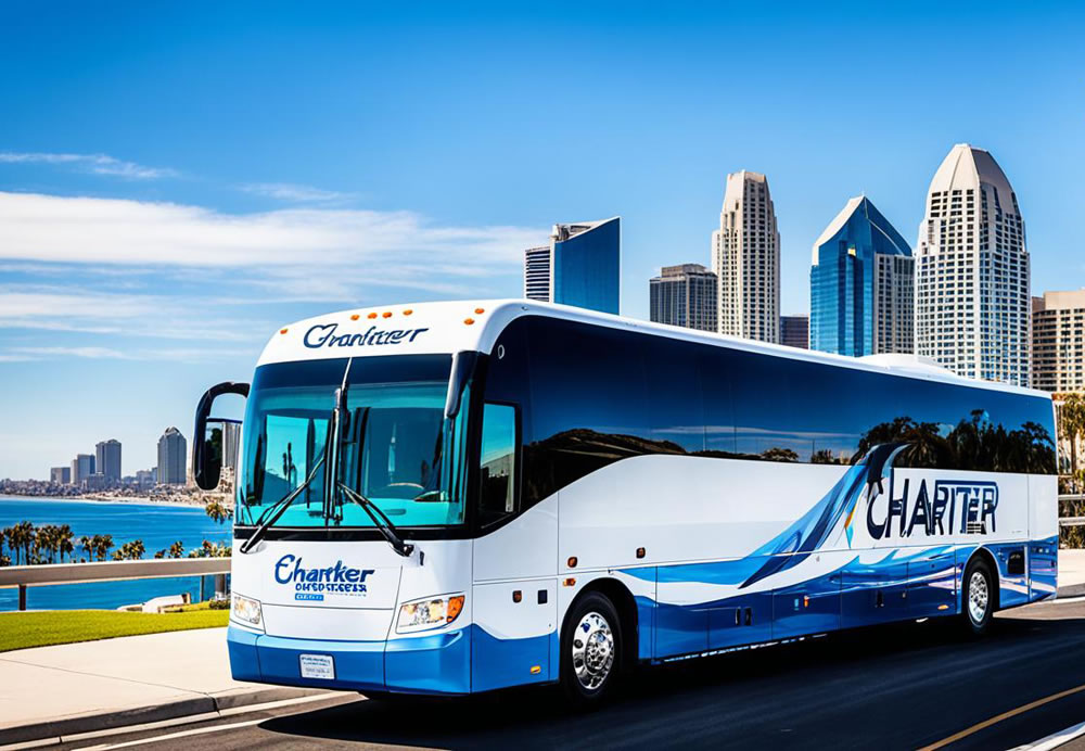 Charter Bus Rental for Corporate Events in San Diego